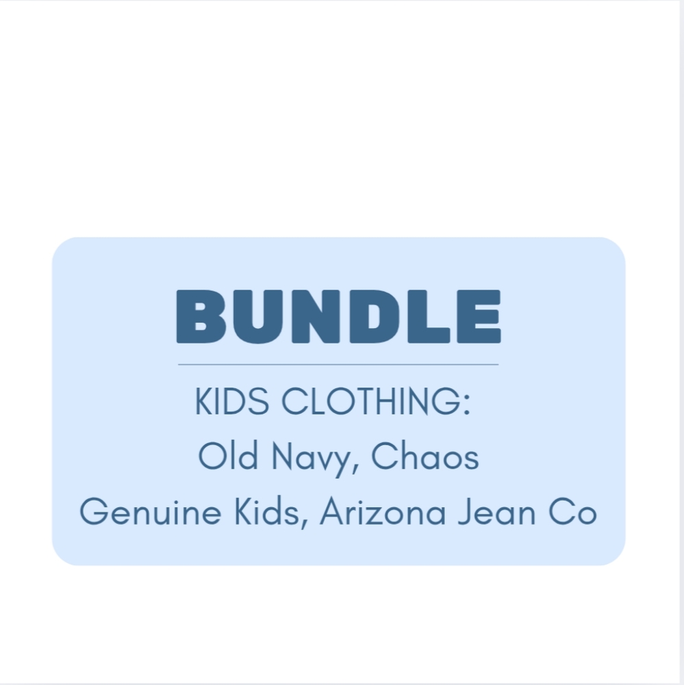 BUNDLE | (4) Old Navy, Chaos, Genuine Kids, Arizona Jean Co
